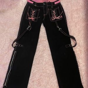 Tripp nyc | Jeans | Tripp Nyc Pink Ribbon Pants Read Disc 3 | Poshmark